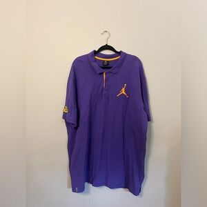 Vintage Jordan Polo Short Sleeve Purple Men Size 3XL